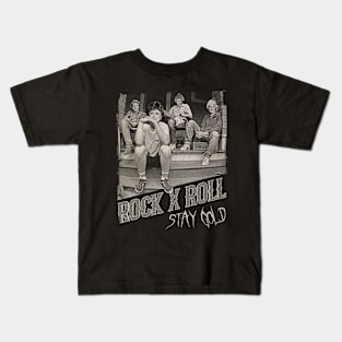 Rock X Roll Stay Gold Kids T-Shirt